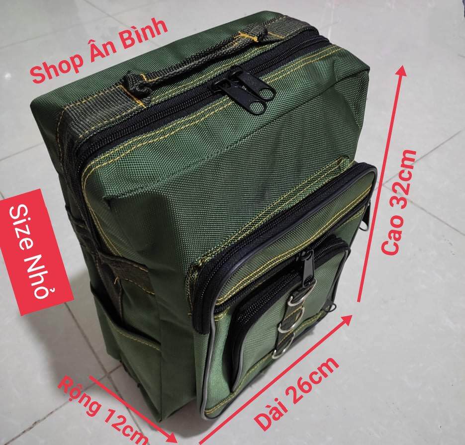 [HCM][Giá Hủy Diệt] Túi Đựng Đồ Nghề Đứng Ba Lô Size Nhỏ