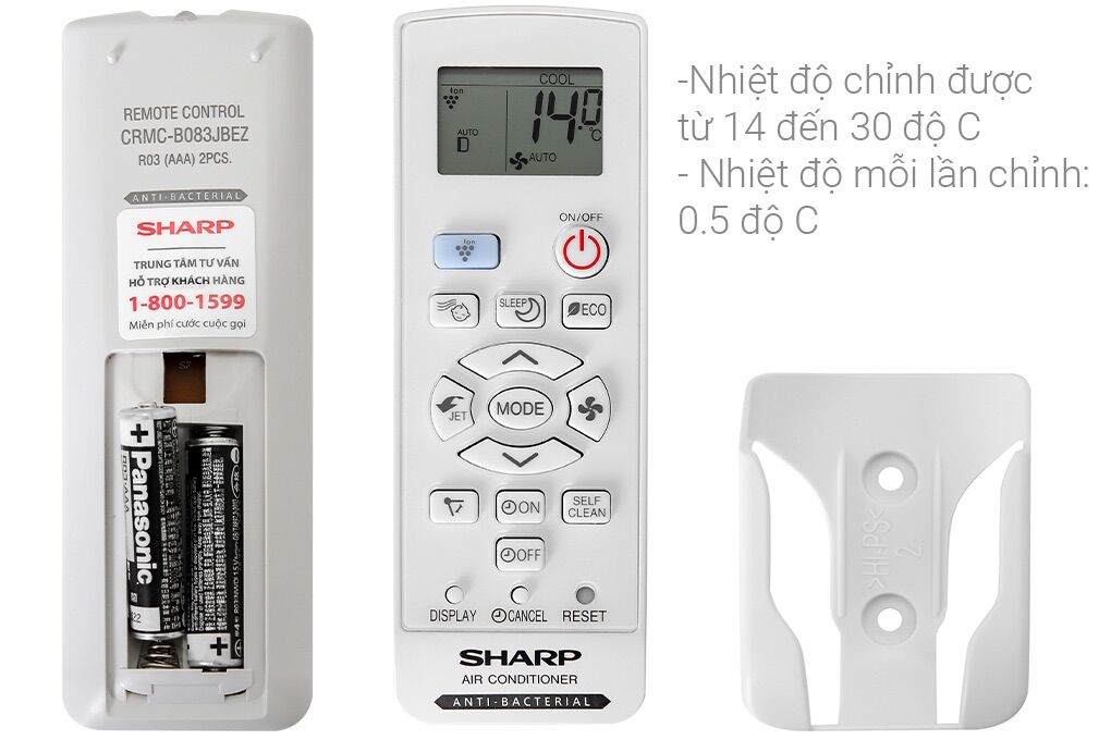 GIAO MIỄN PHÍ - Máy lạnh Sharp Ion Inverter 2 HP AH-XP18YMW