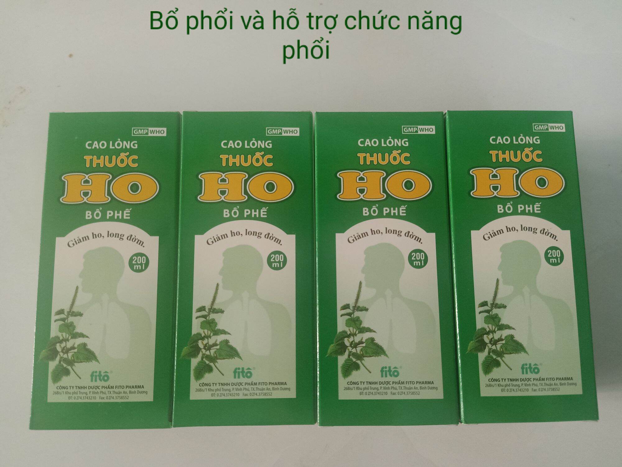 Ho bổ phế , bổ phổi , hỗ trợ phổi fito