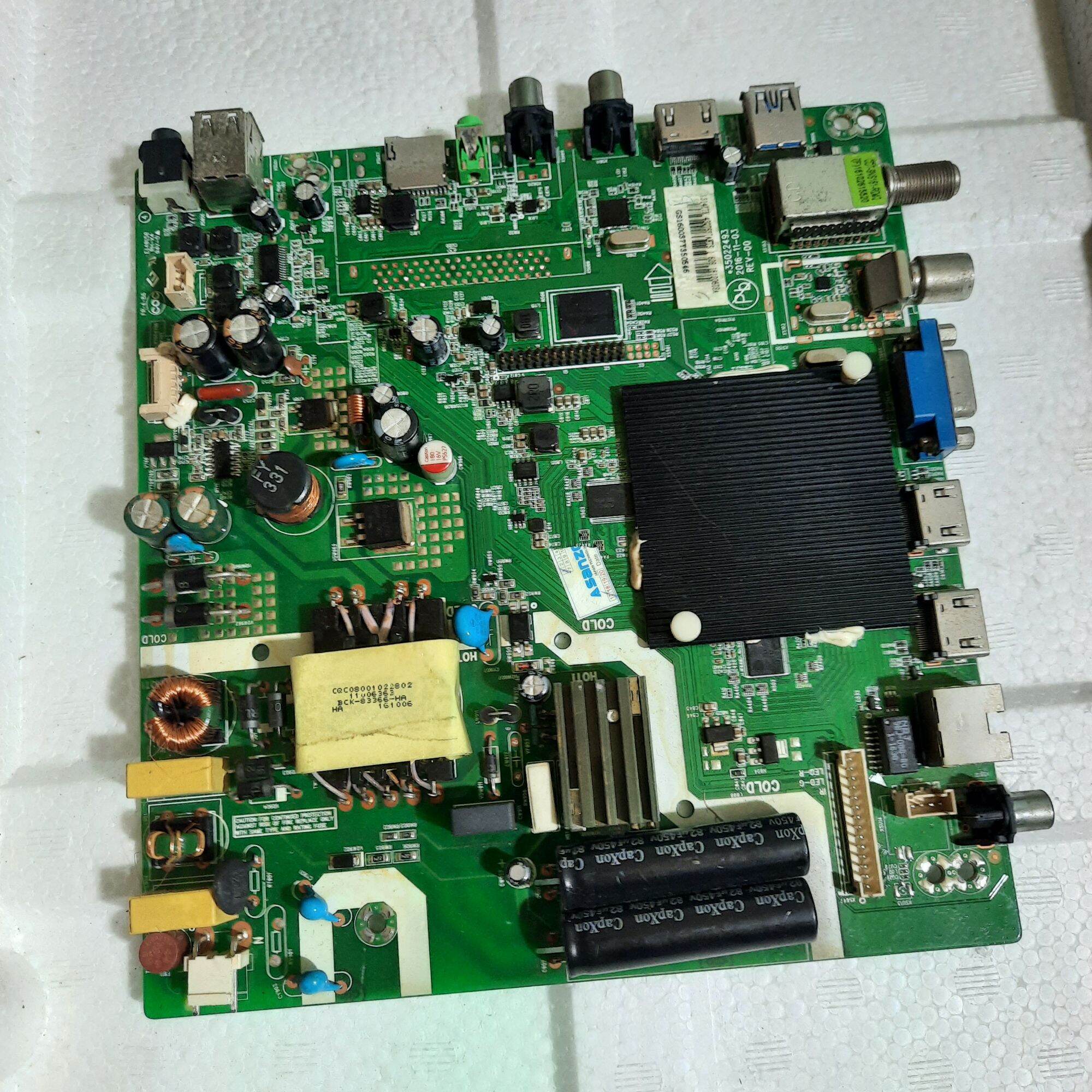 Bo mạch tivi asanzo 32s900mt2