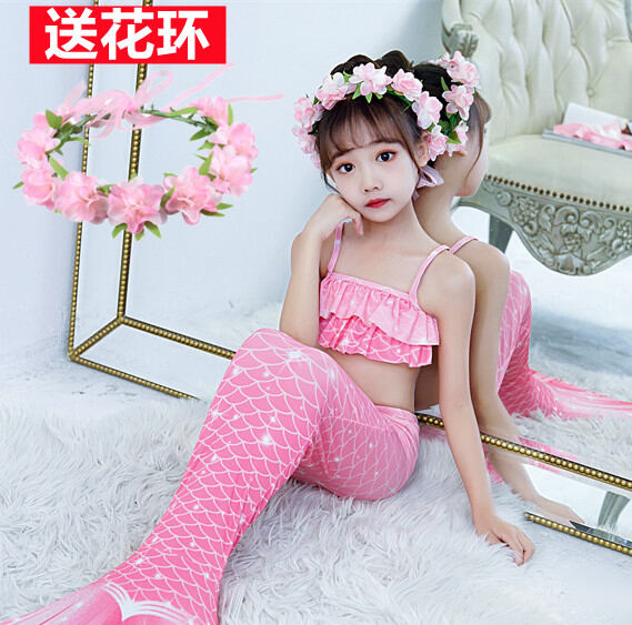 Bé Gái Tách Đồ Bơi Mùa Hè 2024 Mới Phong Cách Nàng Tiên Cá Đồ Bơi Đuôi Dễ Thương Cho Trẻ Em Từ 4-11 Tuổi Đáng Yêu Thiết Kế Hợp Thời Trang