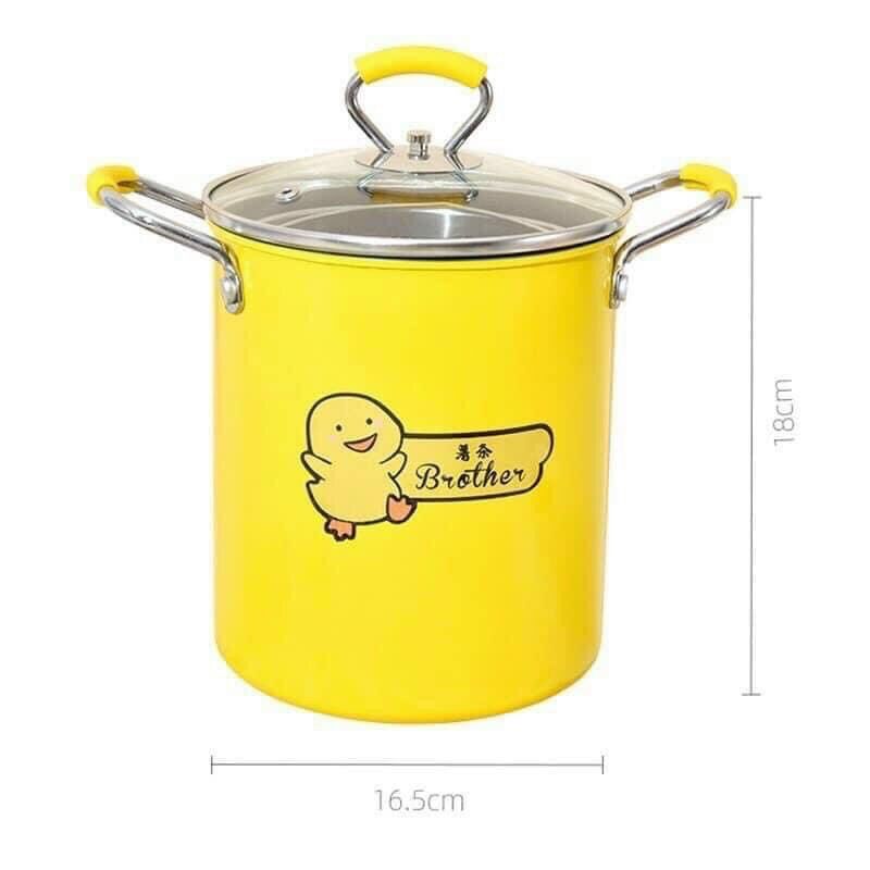 Nồi chiên ngập dầu mini con vịt vàng