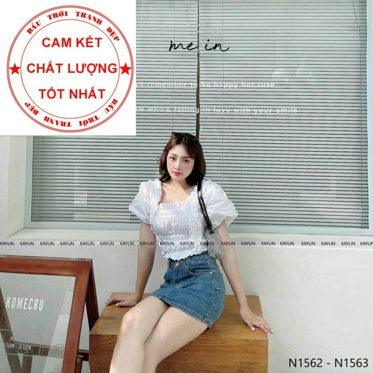 Áo nhún phối bèo 'phụng hoàng