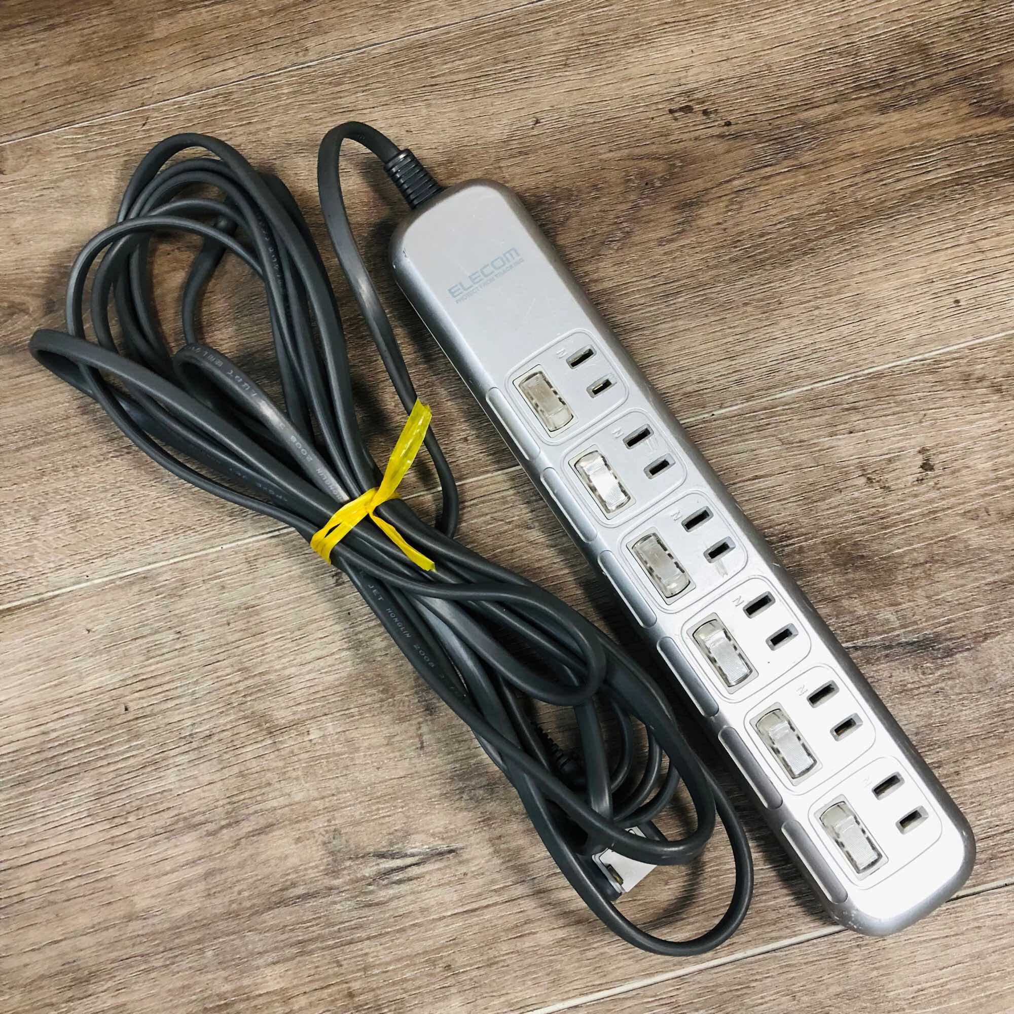 Ổ cắm điện có dây elecom - hàng nội địa nhật