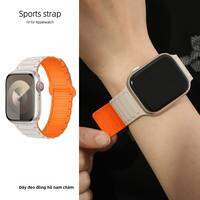 FENKAN | Dây Đeo Đồng Hồ Từ Tính Silicone cho Apple Watch Series 10/9/8/7/6/5/4/3 SE và Ultra 1/2