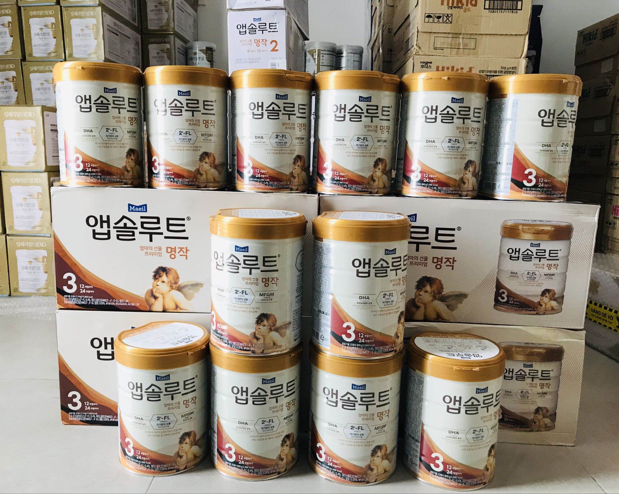 Sữa bột Maeil Thiên Thần nội địa Hàn số 3 800g