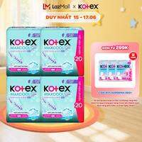 Lốc 4 BVS Kotex Maxcool French Spa SMC 28cm ngày nhiều & đêm - 14 miếng