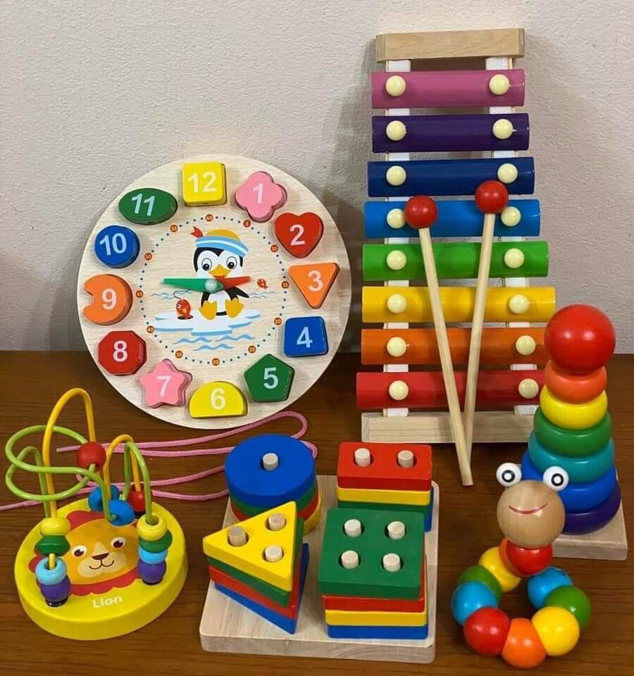 6 món đồ chơi gỗ cho bé