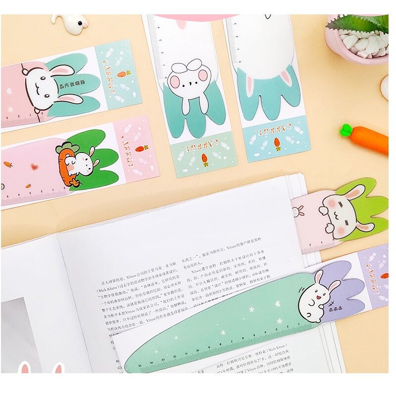 Thước dẻo hình củ cà rốt và bé thỏ