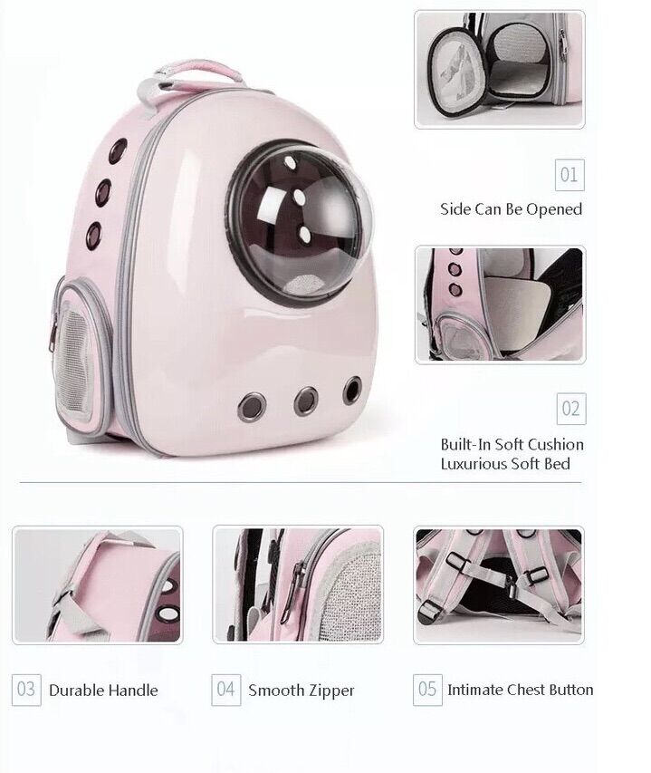 [Hàng Có Sẵn] Balo Phi Hành Gia Cho Thú Cưng Size To. Balo Cho Cho Mèo Size To