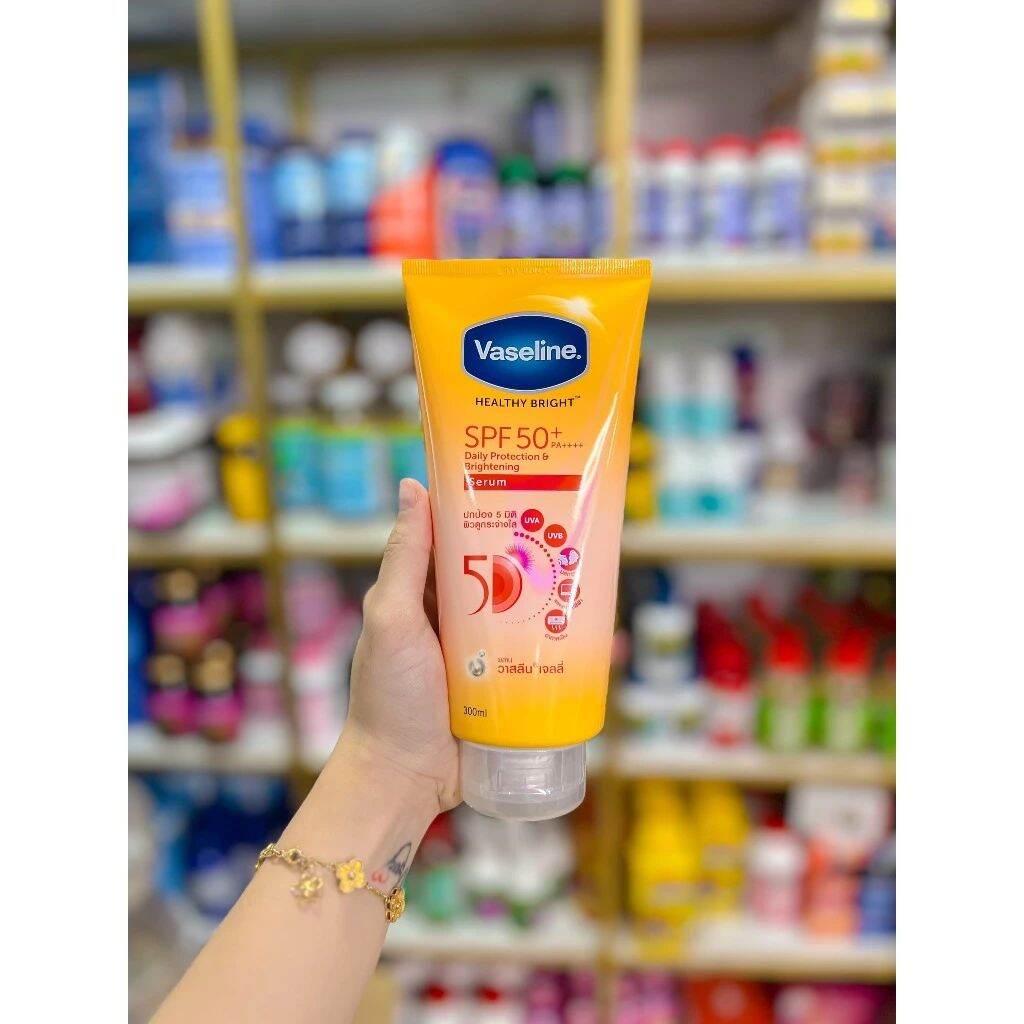 Dưỡng Thể Vaseline Dưỡng Trắng Da, Cấp Ẩm, Chống Nắng 300ml