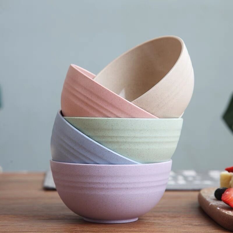 [Hàng loại 1] Chén Bát ăn 12cm Lúa mạch phong cách Bắc Âu, chất liệu an toàn