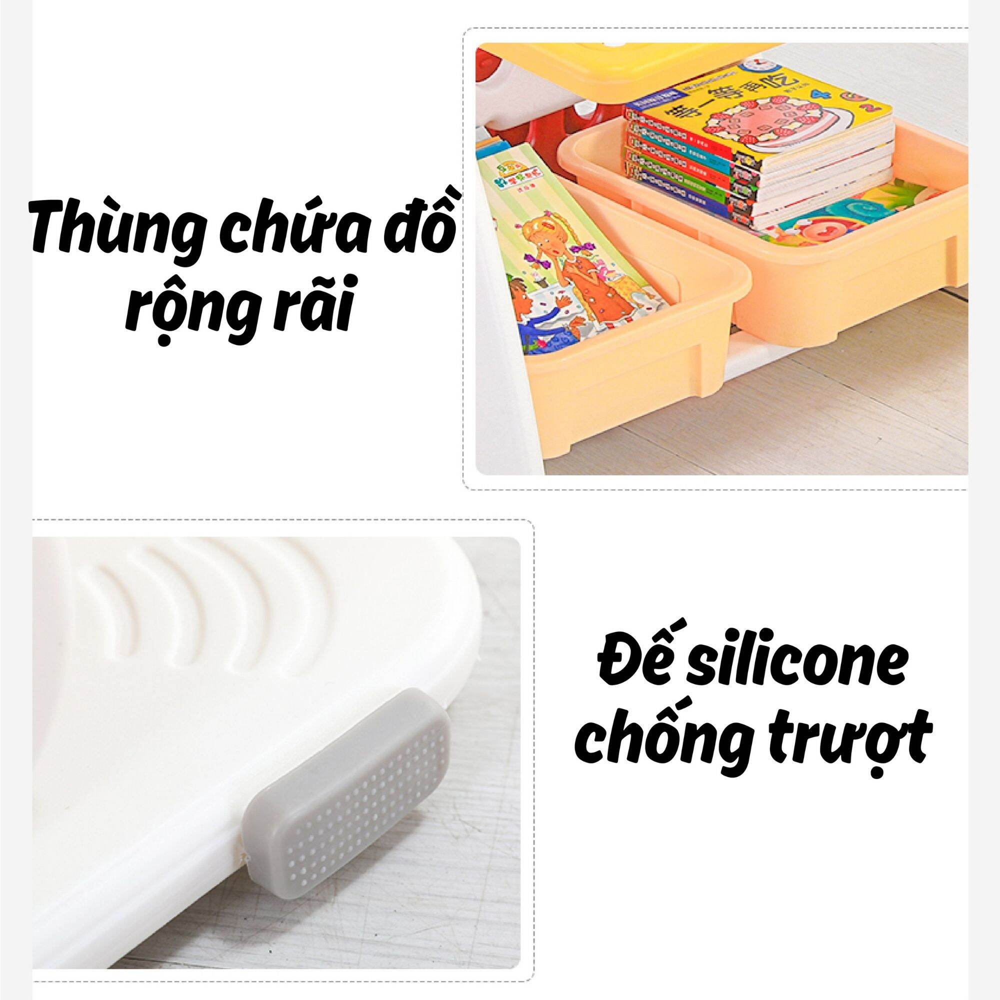 BẢNG VẼ KỆ SÁCH BÀN HỌC HOLLA 3IN1