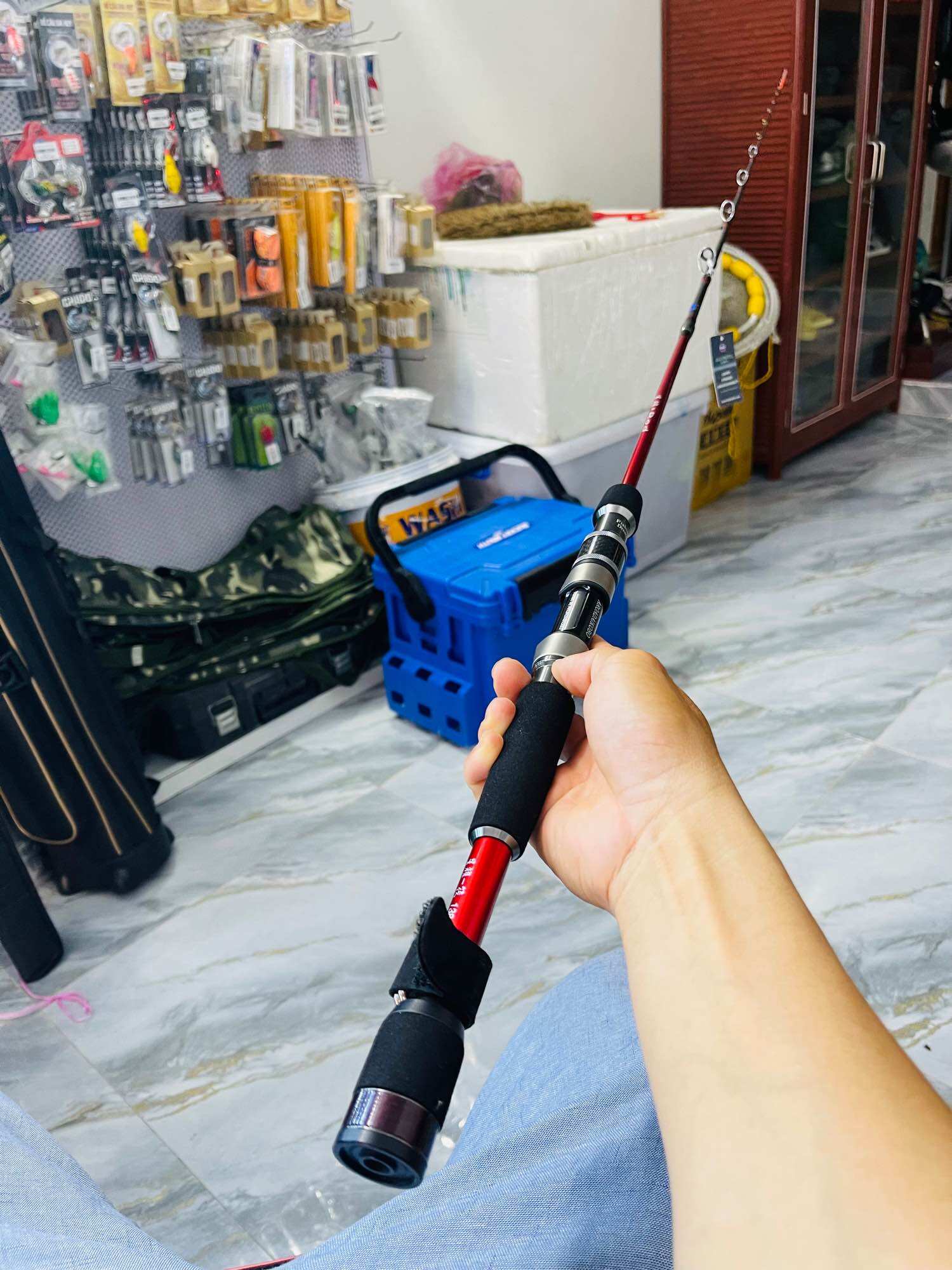 Cần câu Ikada aroadkobo đẹp hết nước chấm, 2 ngọn và 2 chế độ câu