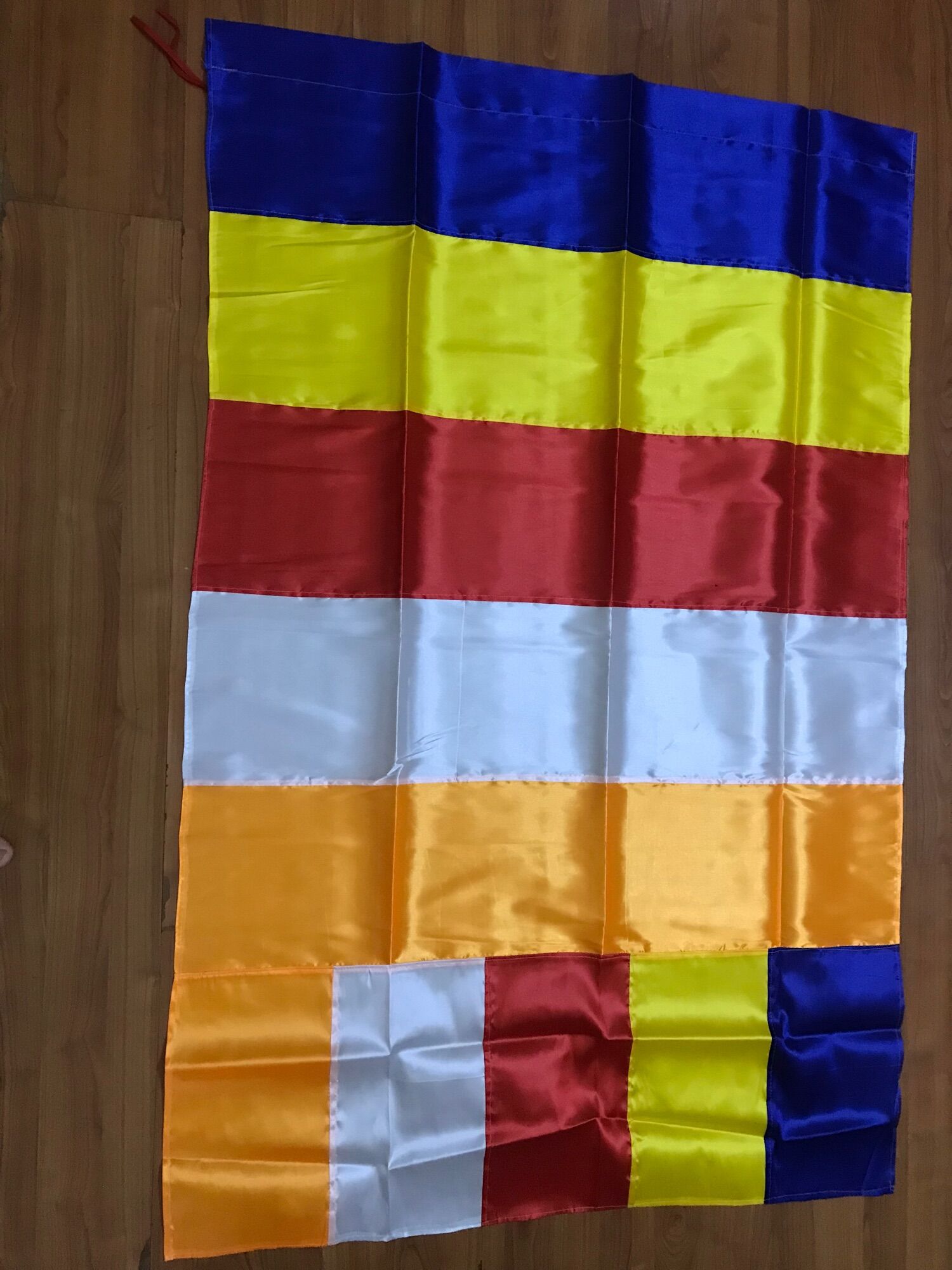 Cờ phật giáo kích thước 0.8x1.2m