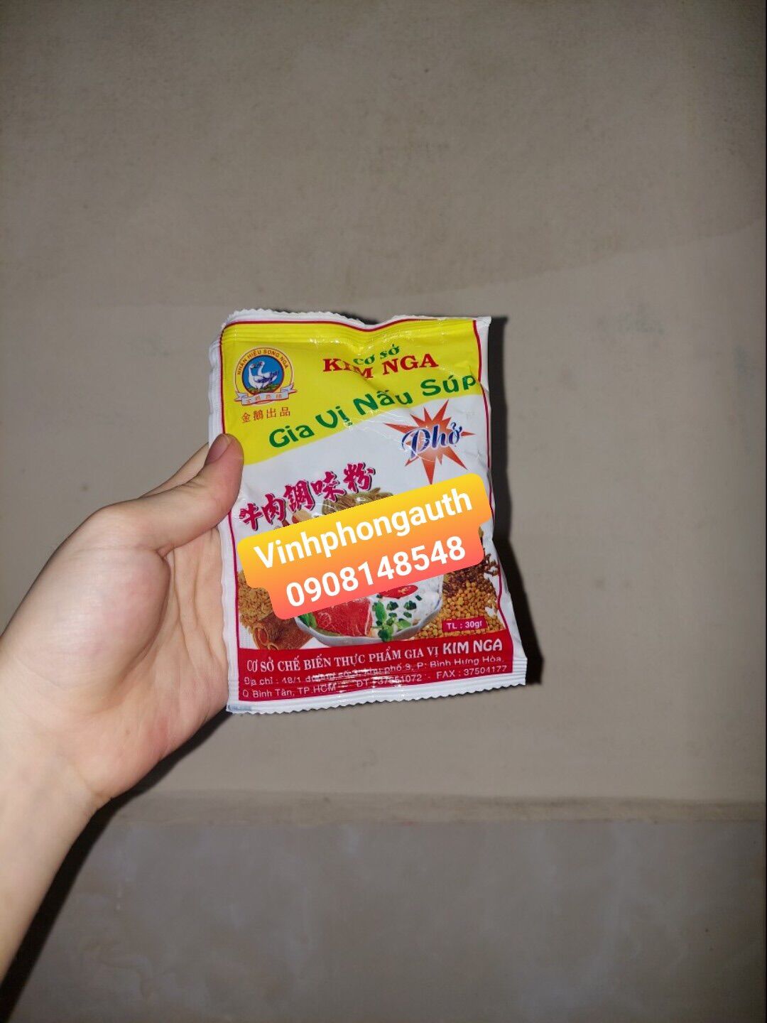 Gia vị nấu súp phở Kim Nga 30gr