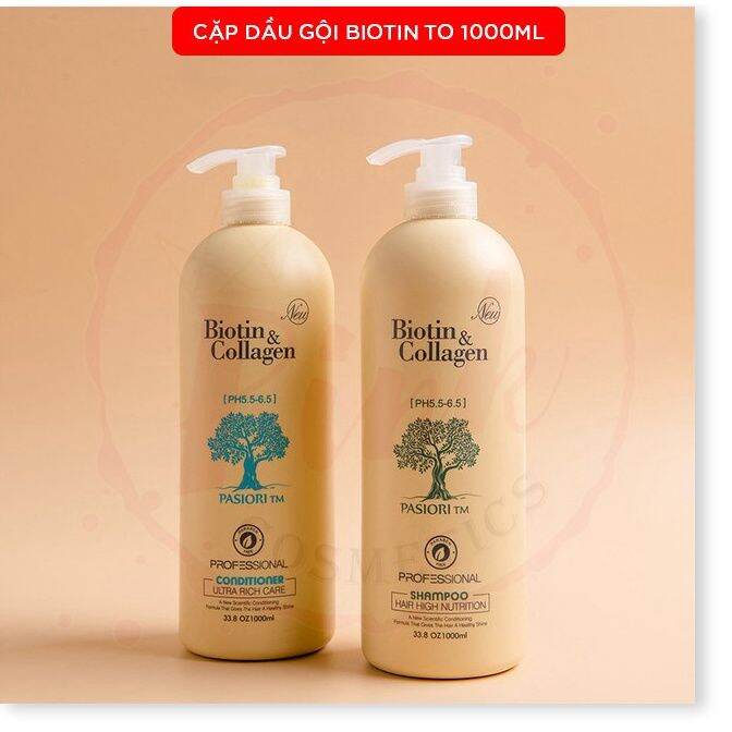 cặp đôi dầu gội và xã biotin