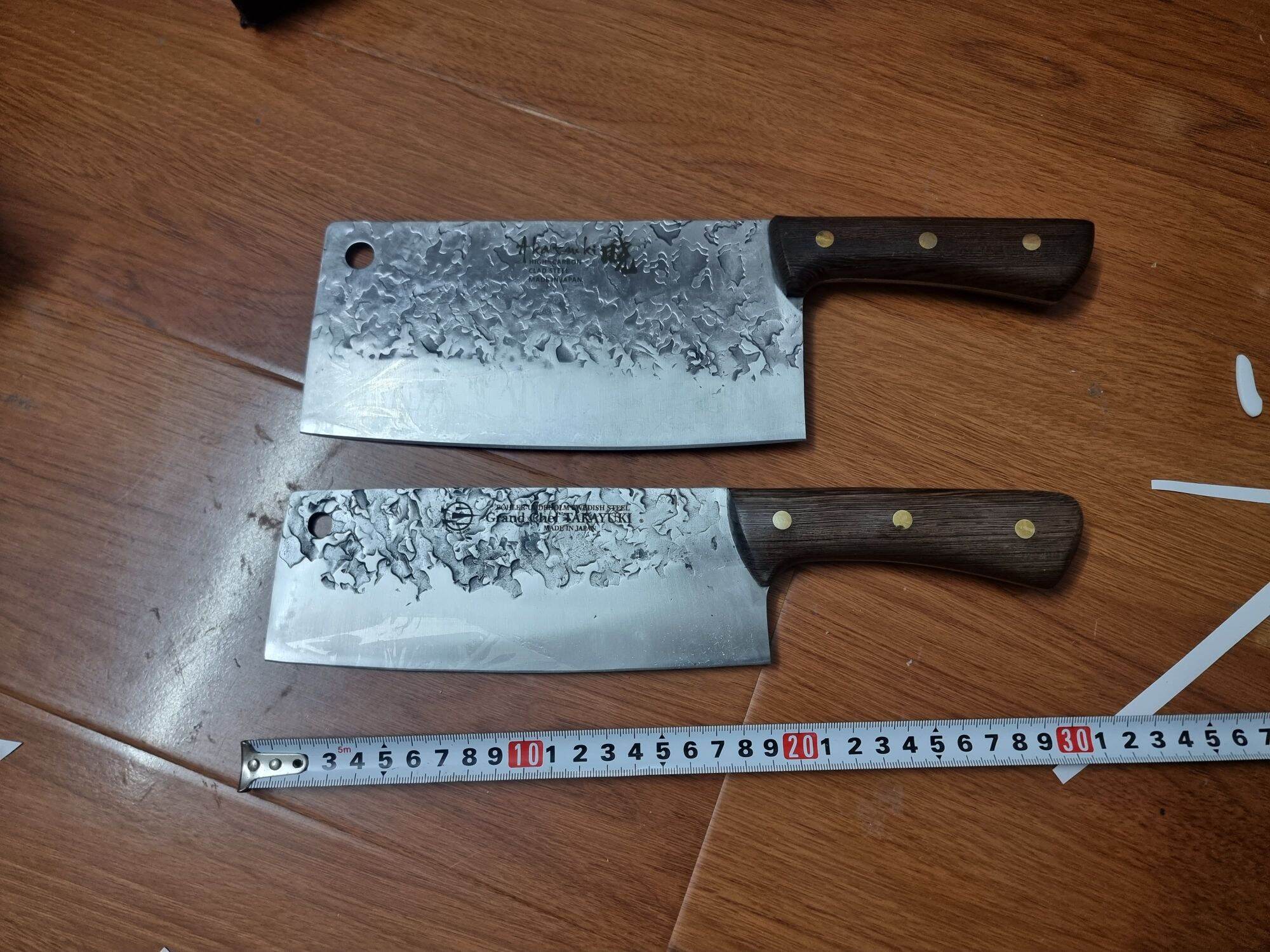 Cặp 2 dao chặt gà vịt và thái thịt cá thức ăn Nhật bãi