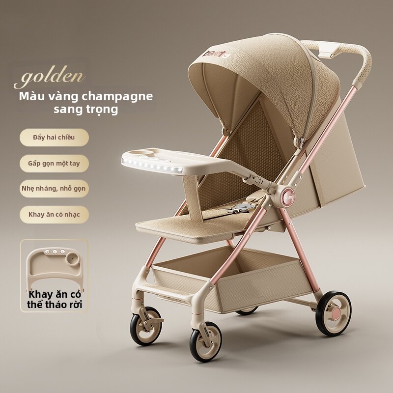 Landscape Reversible Portable Folding Baby Stroller - 5