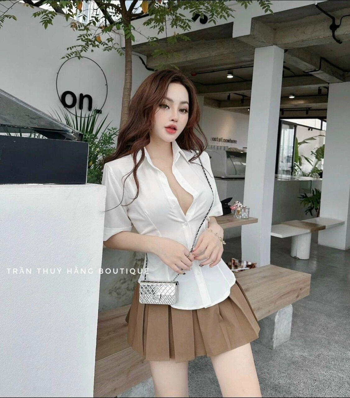 Set đồ sơ mi nữ sinh