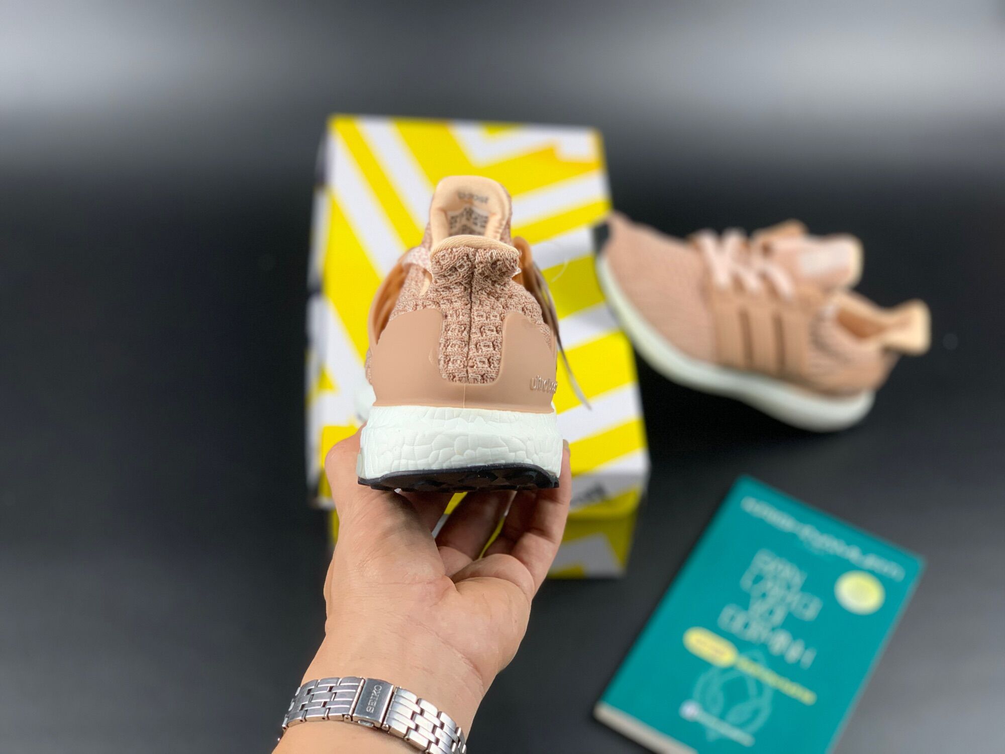 Giày thể thao/Sneaker Ultra Boost 4.0 hồng đất (full box)