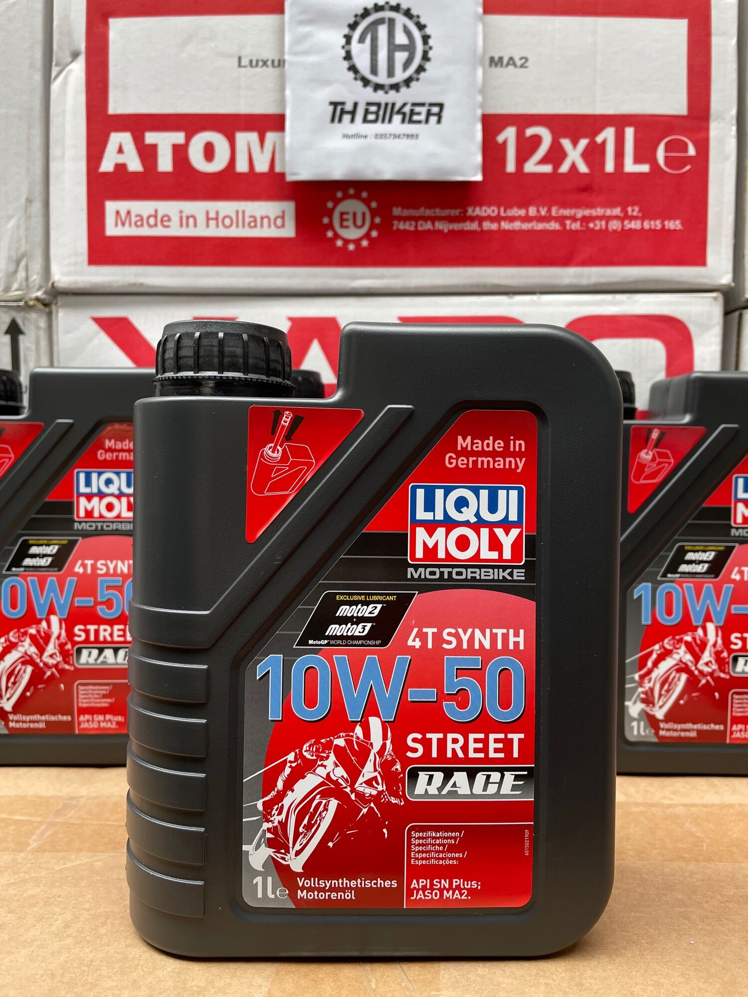 Dầu Nhớt Xe Côn Tay Phân Khối Lớn LIQUI MOLY Street Race 4T 10W50