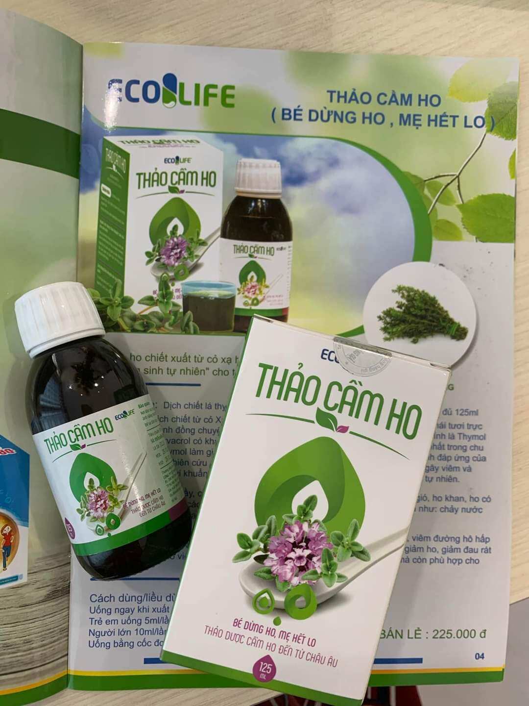 Siro tiêu đờm hết ho bổ phế Cầm Ho