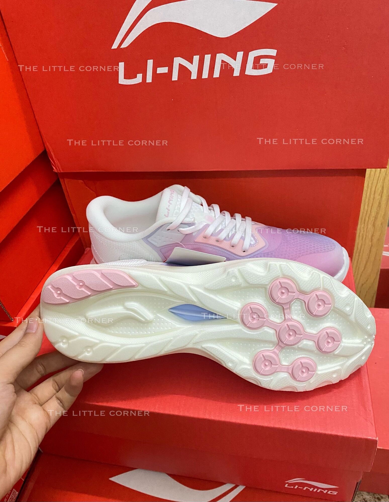 Giày thể thao chạy bộ nữ Lining AGLS088-3