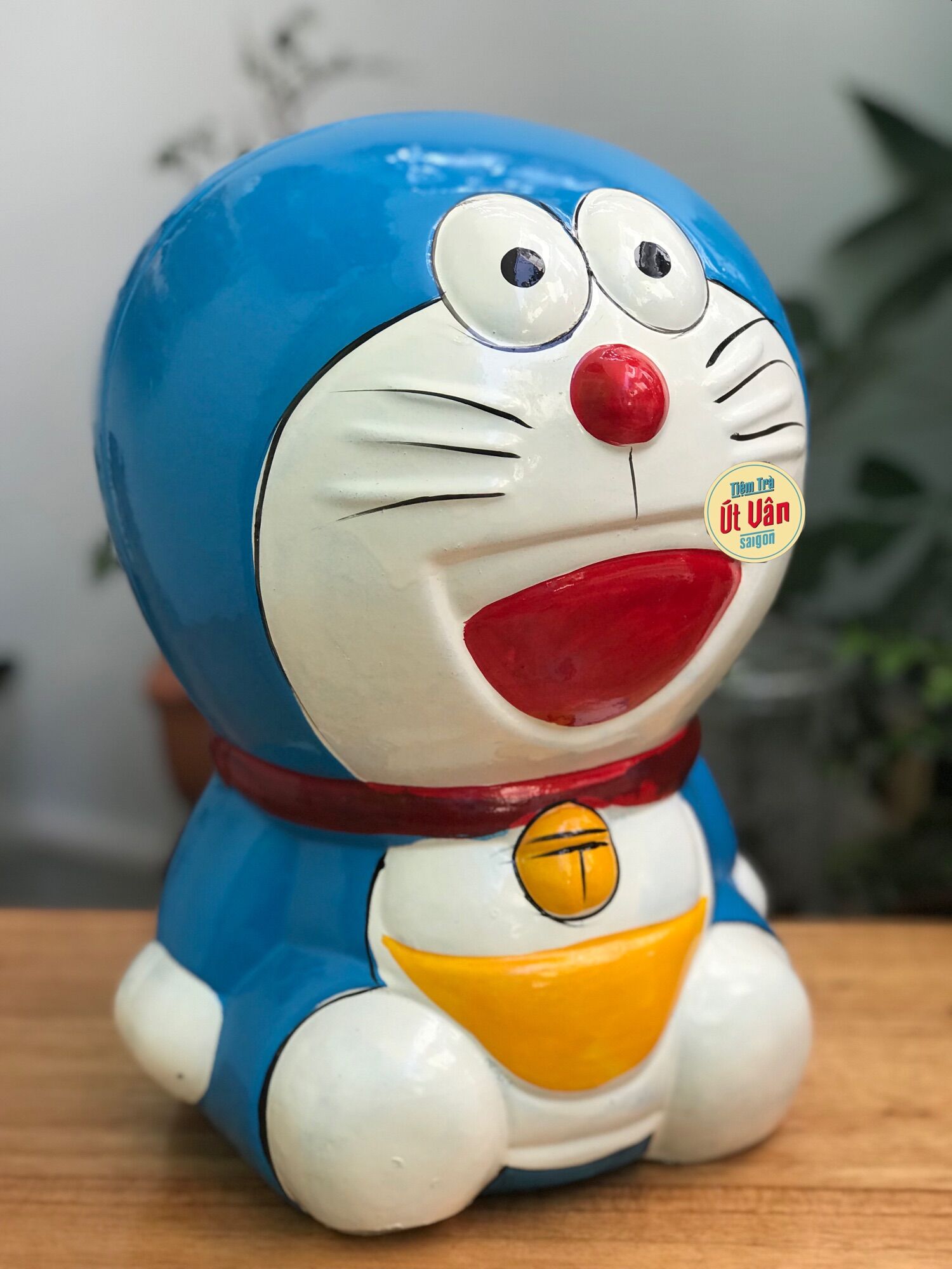 Heo đất handmade doremon XL