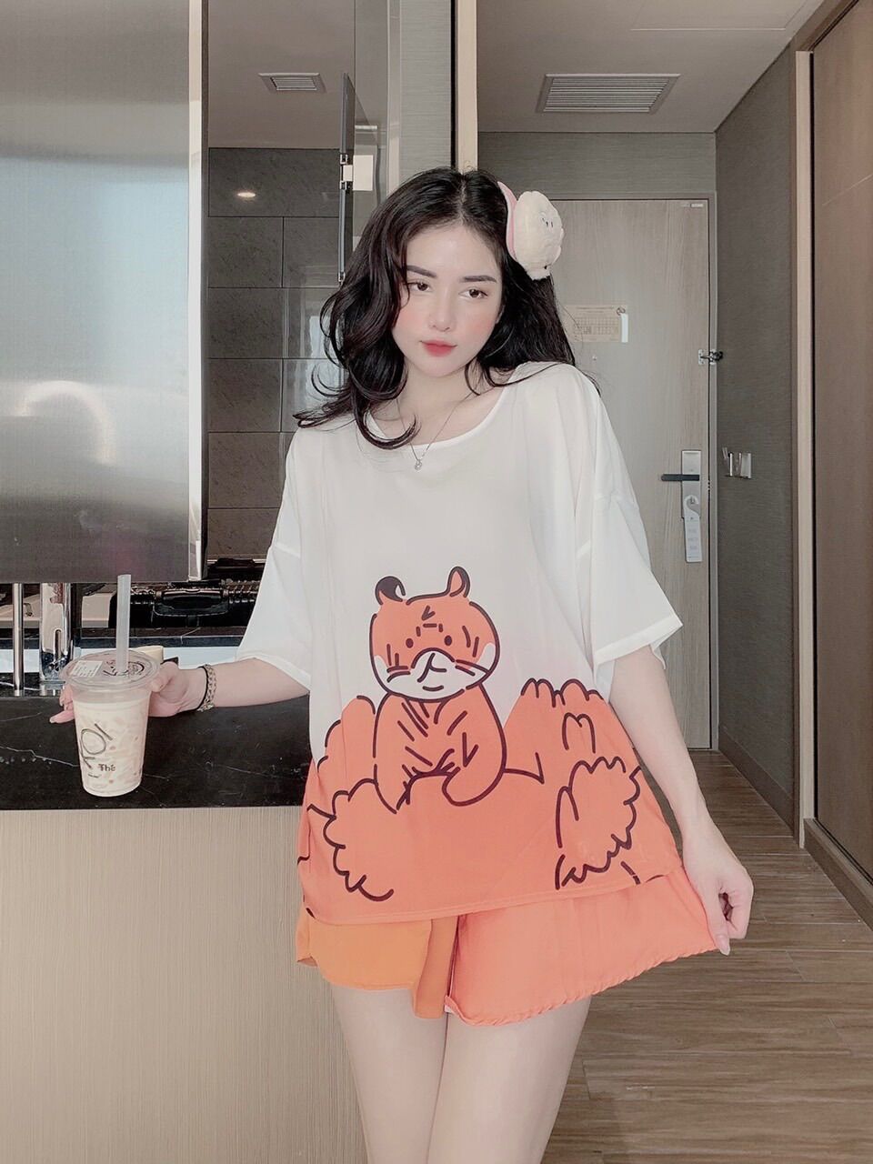 Bộ mago hổ cam Chất vải siêu mềm