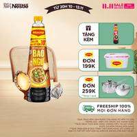 [ƯU ĐÃI THÁNG 11] Dầu Hào Cao Cấp Nestlé MAGGI Bào Ngư chai 820g giá tiết kiệm 10%, 1 bước xào óng ánh chuẩn nhà hàng