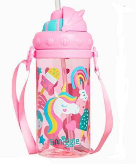 Bình nước SMIGGLE cho bé có dây đeo