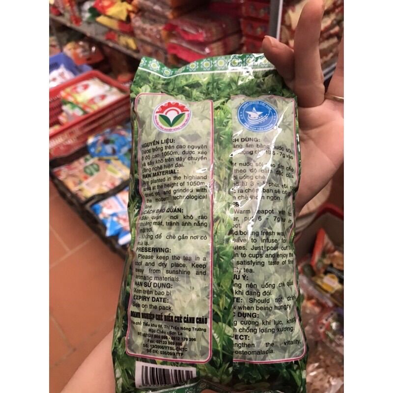 Chè Xanh Shan Tuyết Mộc Châu 200g (Date luôn mới)