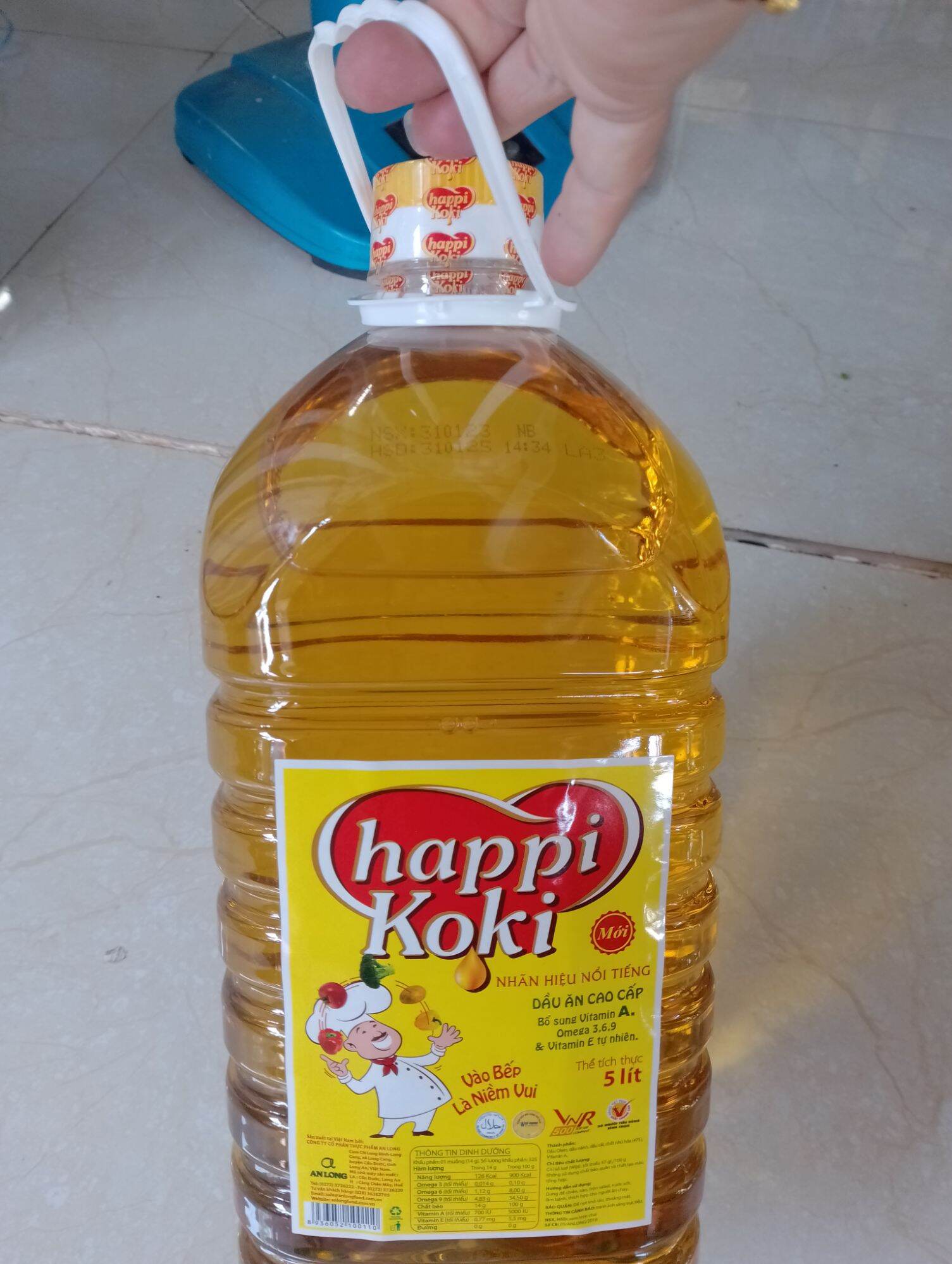 Dầu ăn happy koki 5 lít