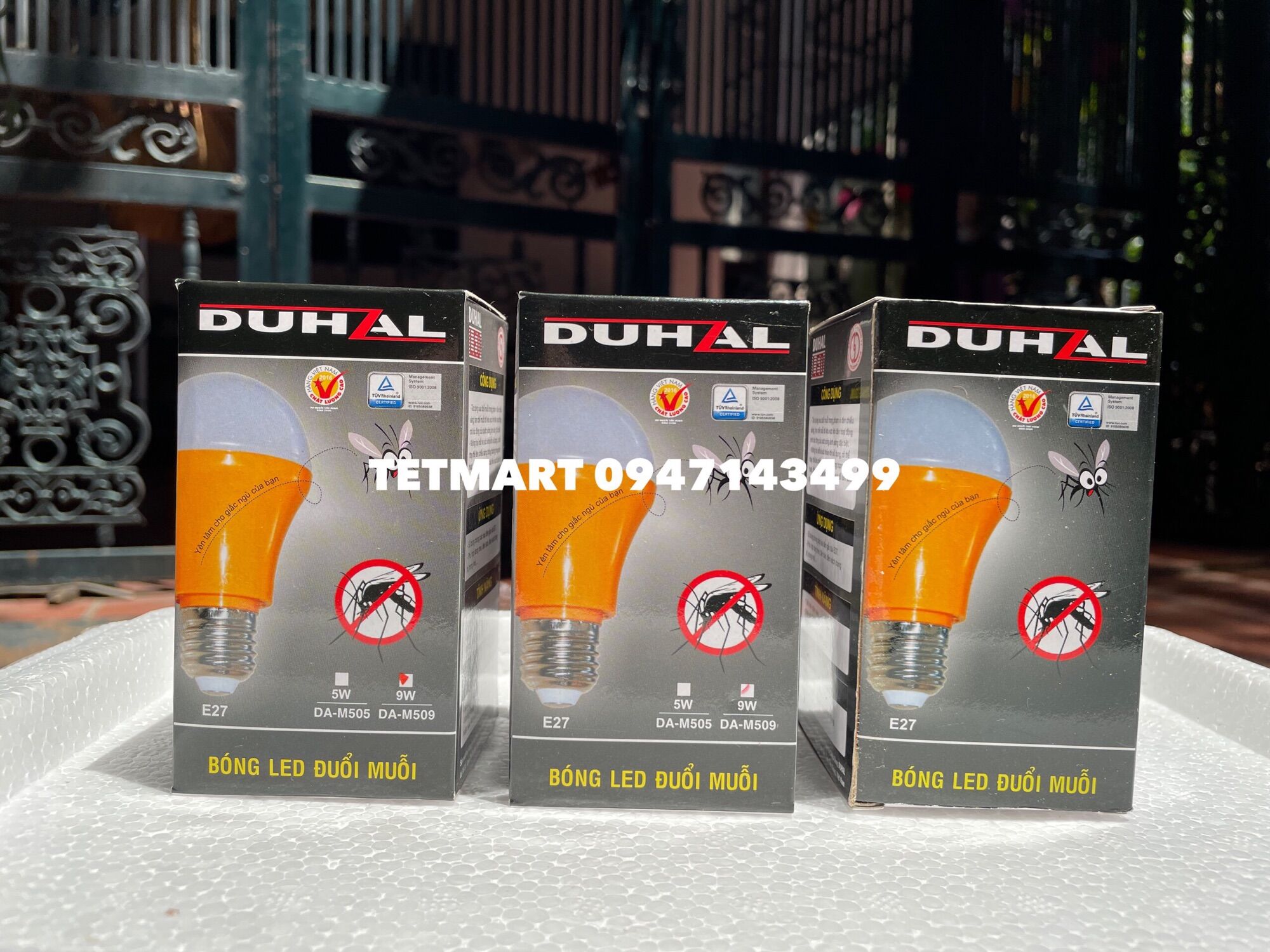 Bóng đèn led đuổi muỗi duhal 9w da - m509