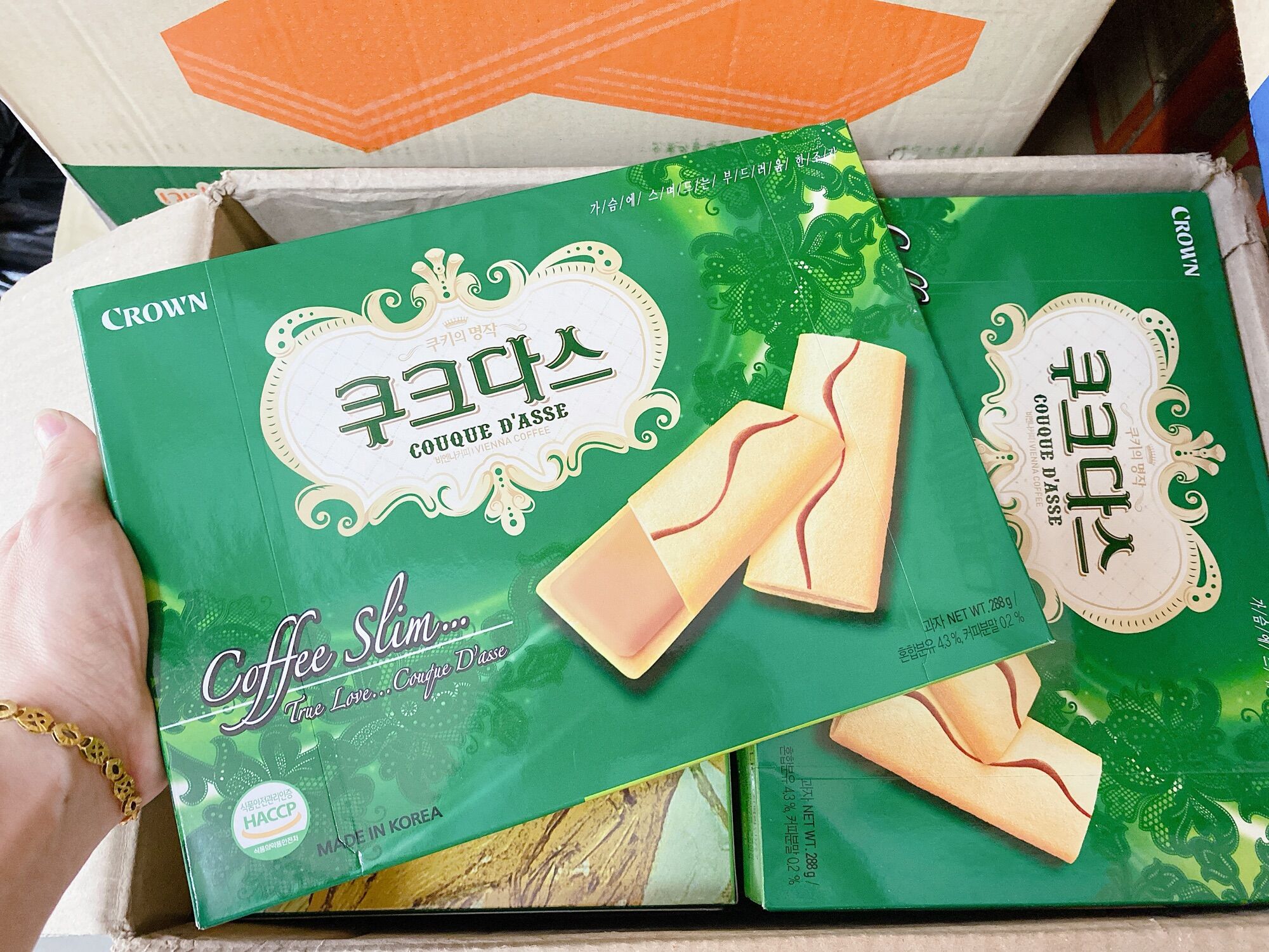 BÁNH QUY CROWN HÀN QUỐC