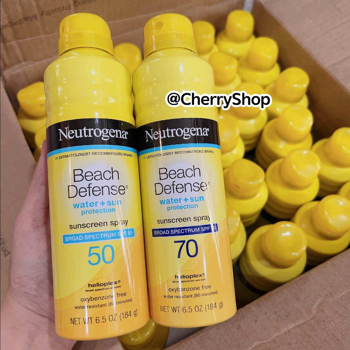 Xịt chống nắng Neutrogena Beach Defense dành để đi biển SPF70