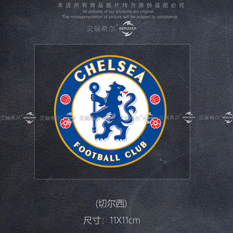 Nhãn Dán Logo Đội Bóng Đá UEFA Champions League Trang Trí Kính Phản Quang Thân Xe AC Milan Manchester United Liverpool Real Madrid Chelsea
