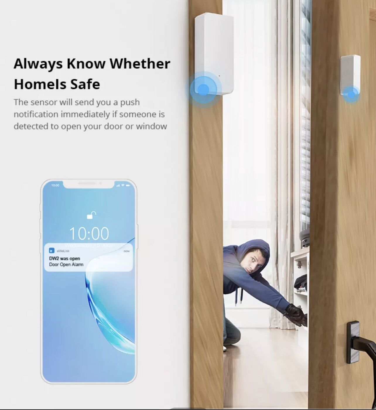 Cảm biến cửa SONOFF DW2-WIFI
