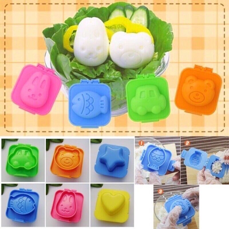 Bộ làm khuôn cơm set 6c như hình