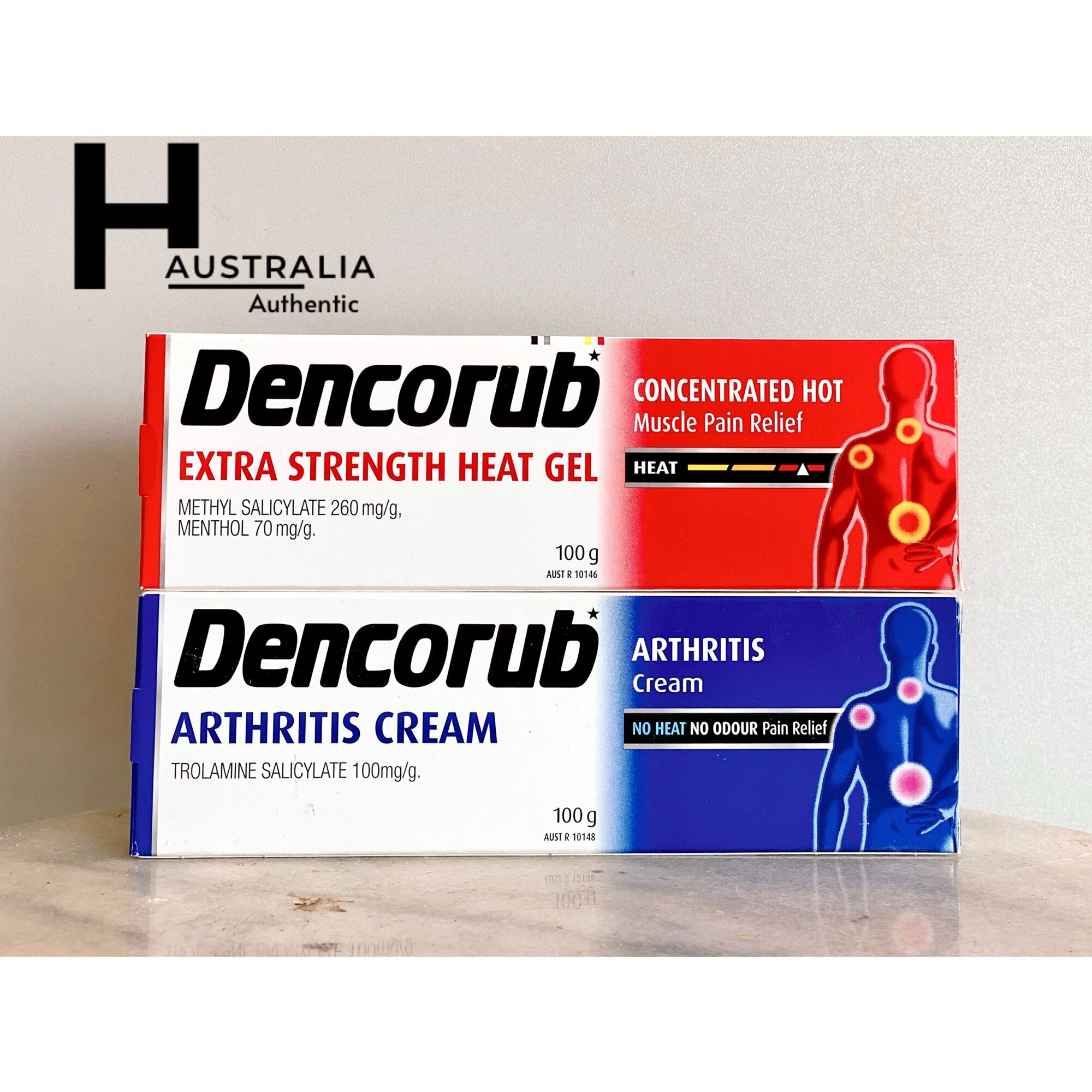 Dầu Xoa Bóp Dencorub Extra Strength Heat Gel 100g