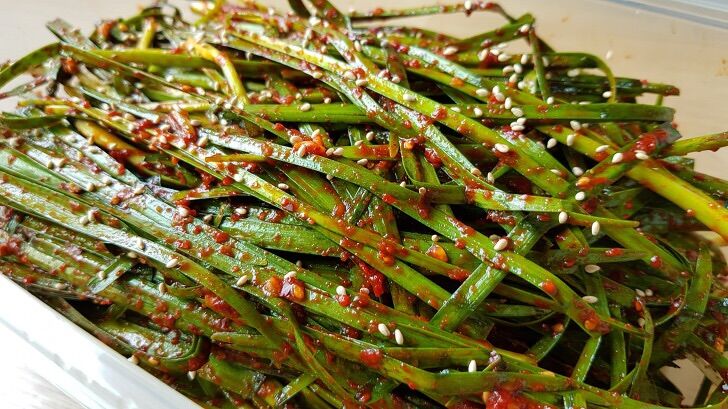KIM CHI LÁ HẸ HÀN QUỐC 1KG