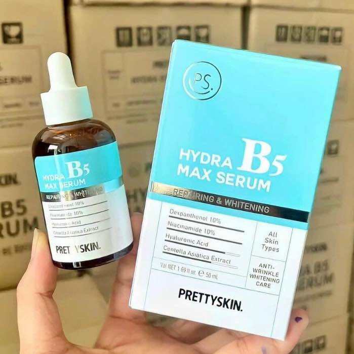 Serum B5 - Serum B5 PrettySkin Tinh Chất Phục Hồi DưỡngTrắng  Hydra B5 Max Serum 50ml