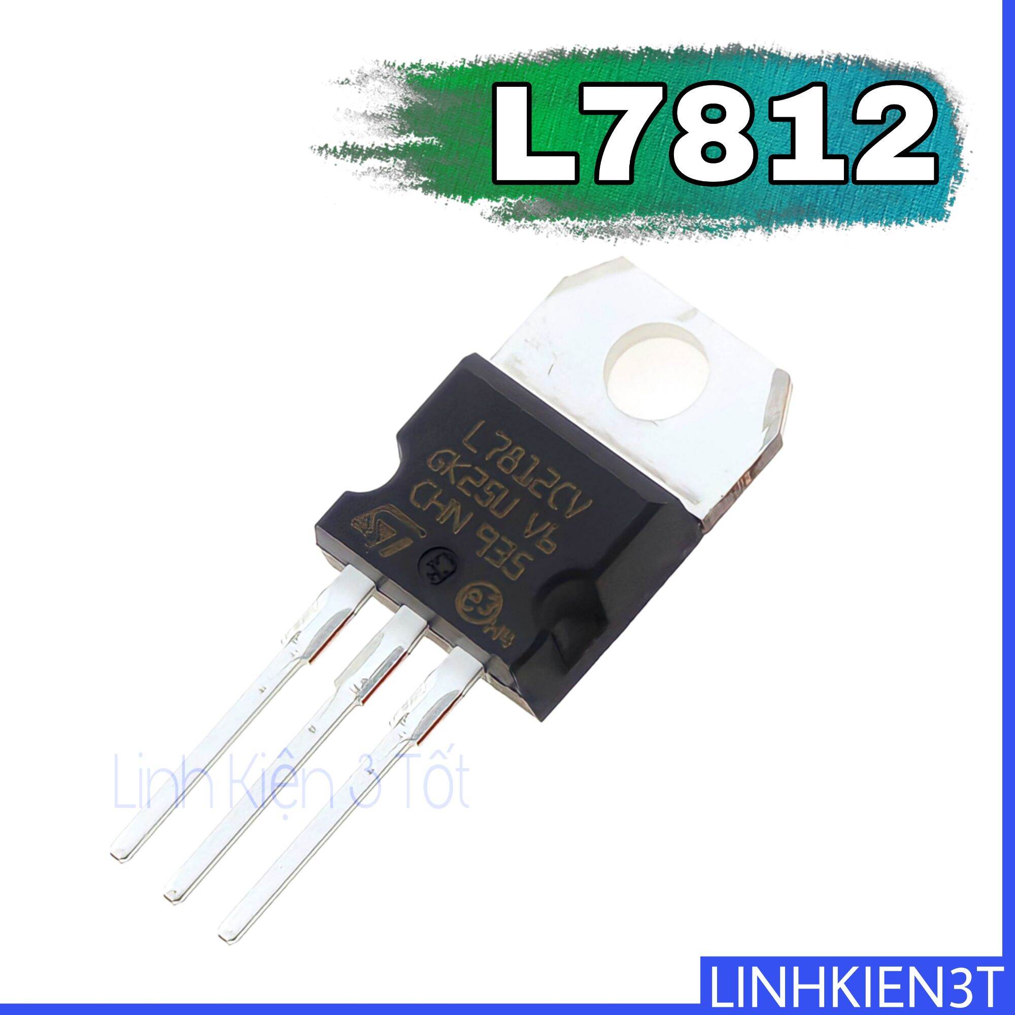 Ic ổn áp l7812cv l7812 to-220 chính hãng