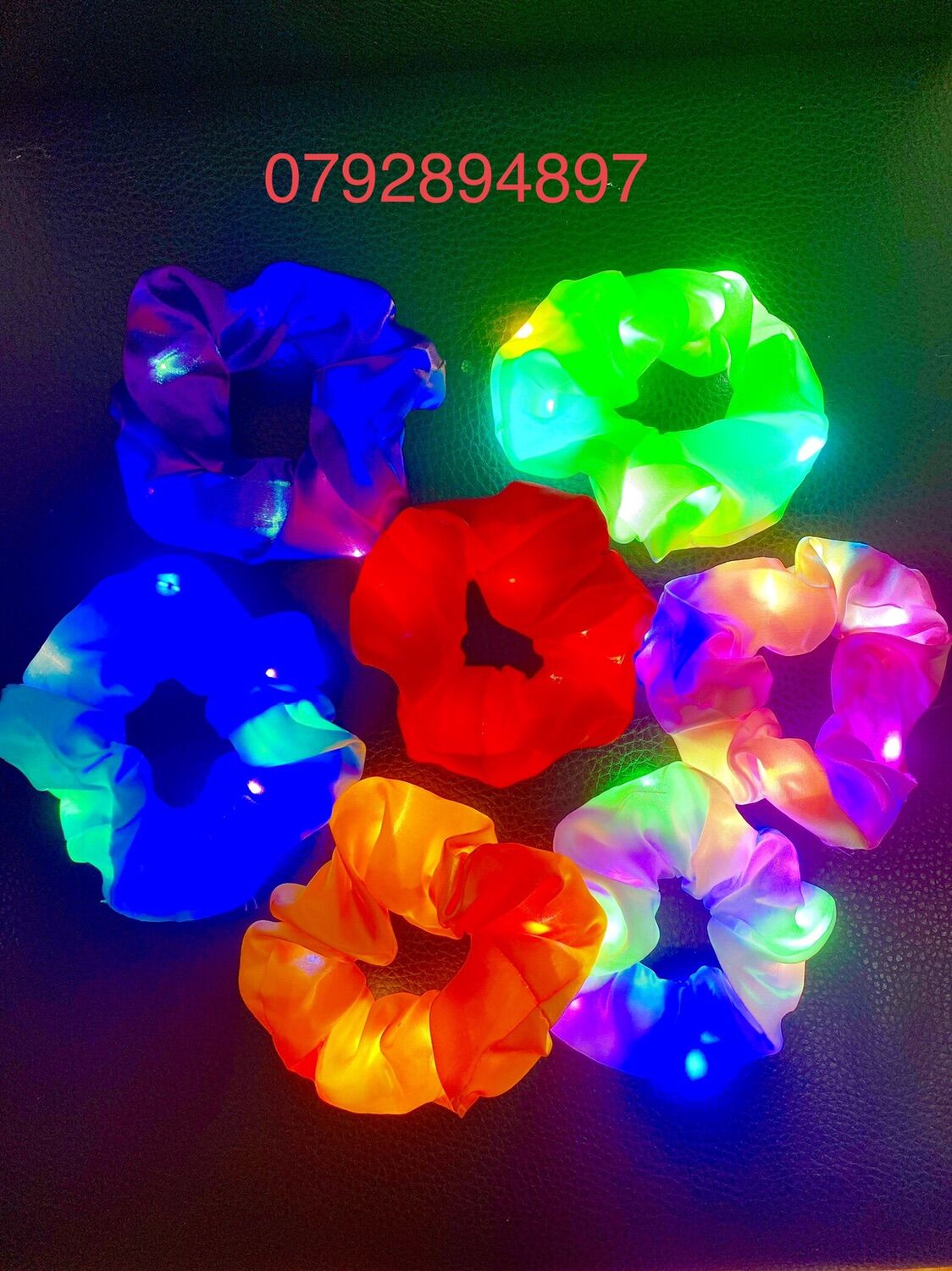 Cột tóc vòng led nháy nhiều màu nhiều chế độ chớp