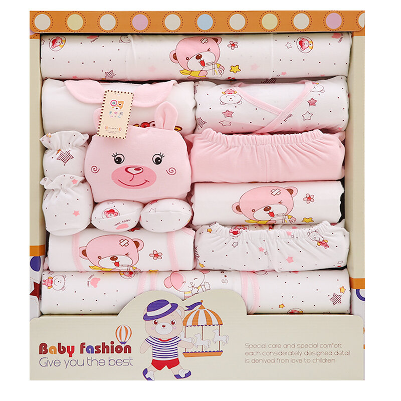 Clothes for Babies Cotton 0-3 Months 6 Newborns Gift Set Autumn and Winter Gift Newborn One Month Old Baby Supplies
