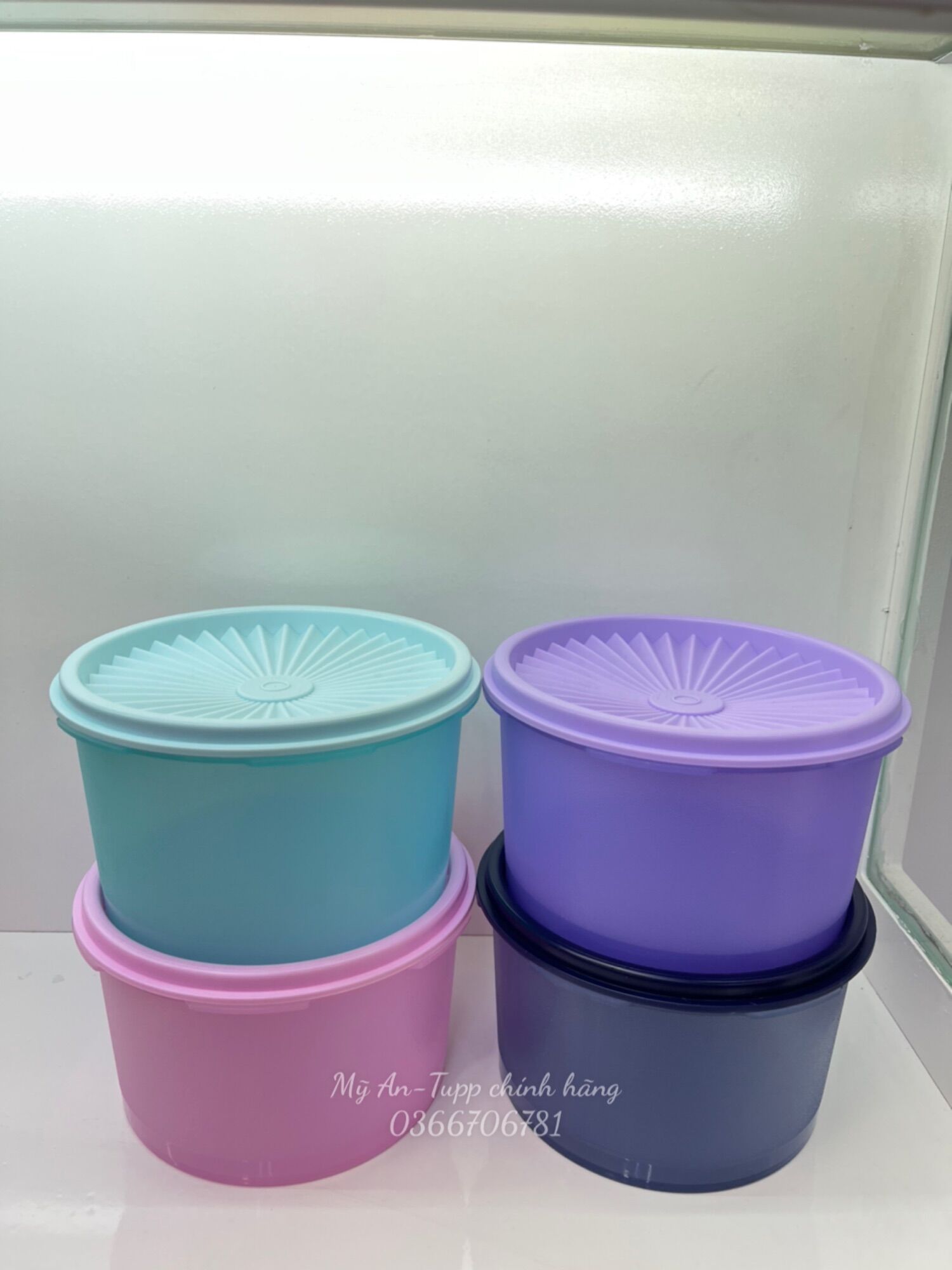 [HCM]Tupperware - Hộp Bảo Quản Thực Phẩm Midi Deco