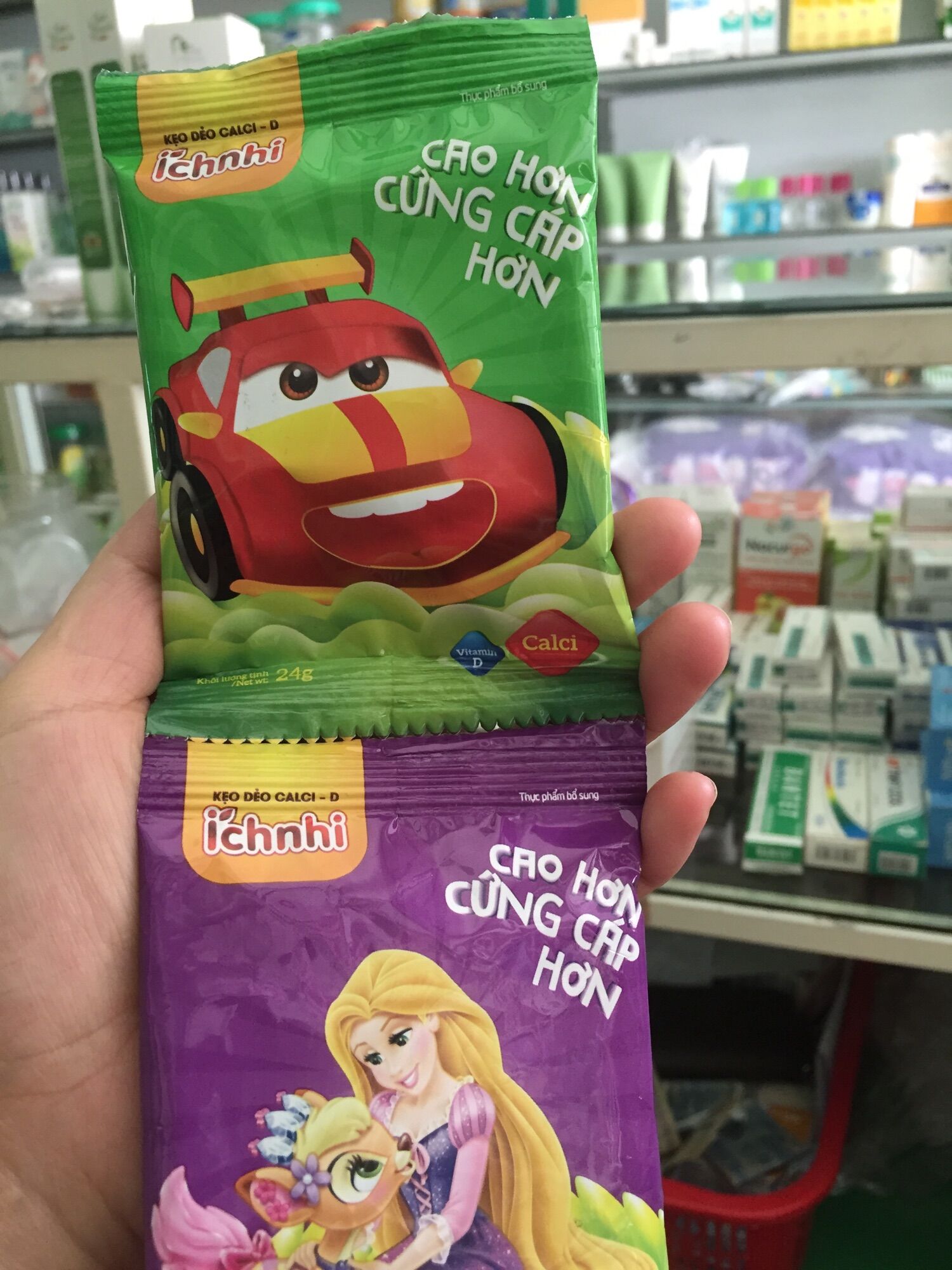 10 goi Kẹo dẻo ích nhi calci