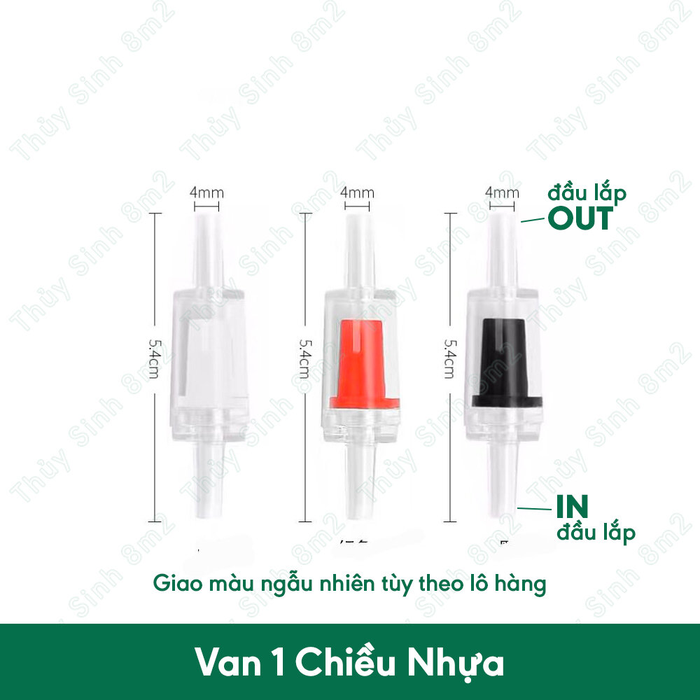 Van 1 Chiều CO2 Inox ISTA Stainless Check Valve - 8m2