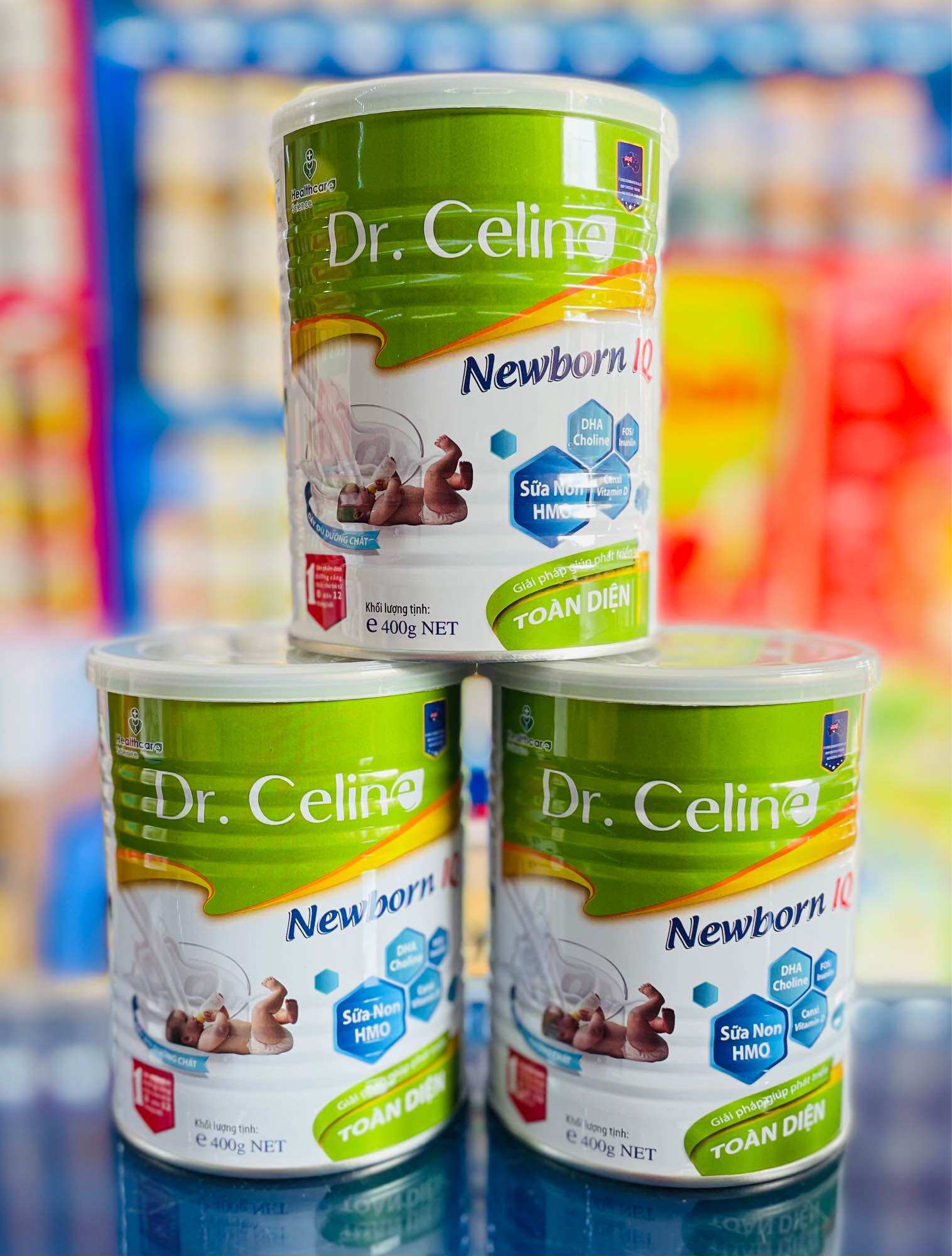 Sữa Bột Dr.Celine Newborn IQ Phát triển toàn diện 0-12 Tháng